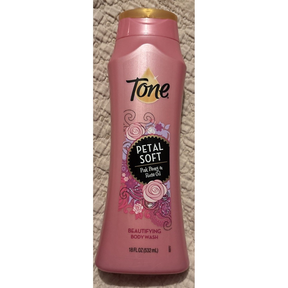 Tone - PETAL SOFT  - Pink Peony & Rose Oil - Body Wash - 18oz